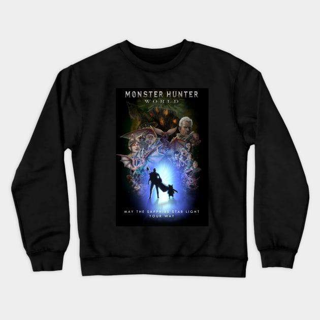 Monster Hunter World Crewneck Sweatshirt by bside7715